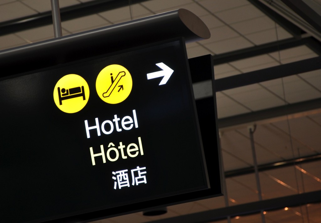 Hotel sign